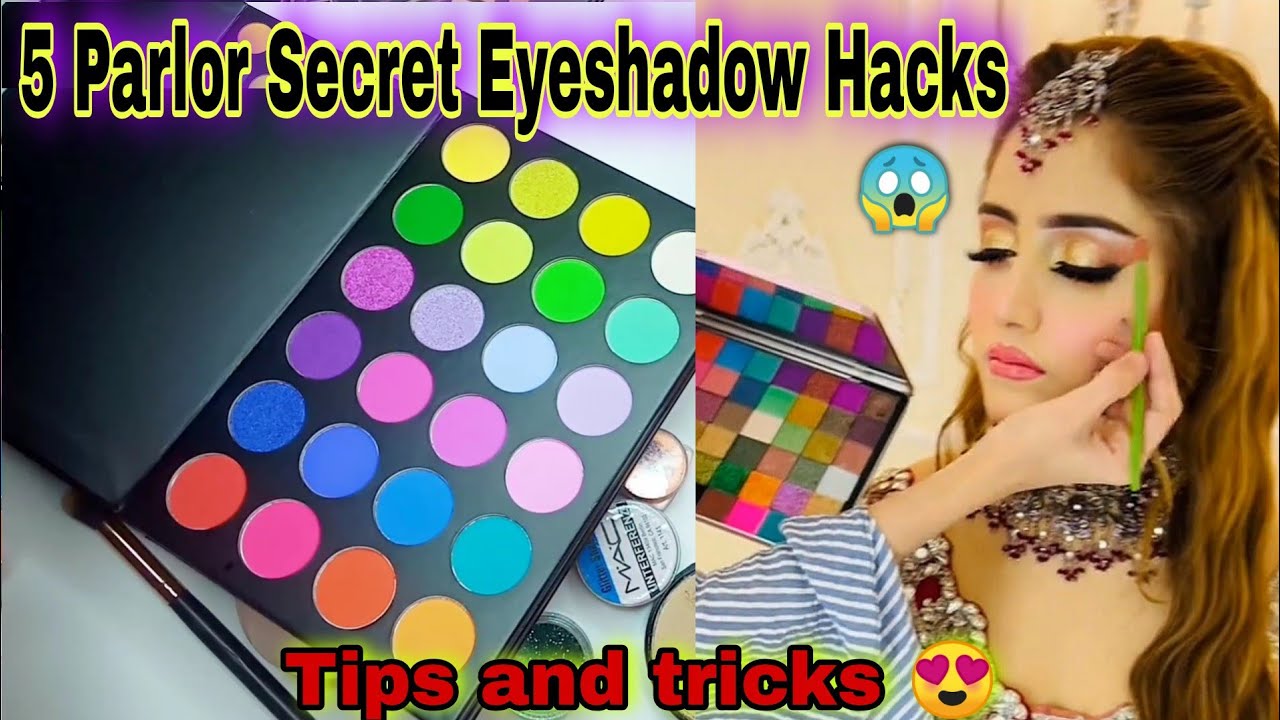 Parlor Secret Eyeshadow Hacks 😱 with Affordable Products | Makeup Tips and tricks