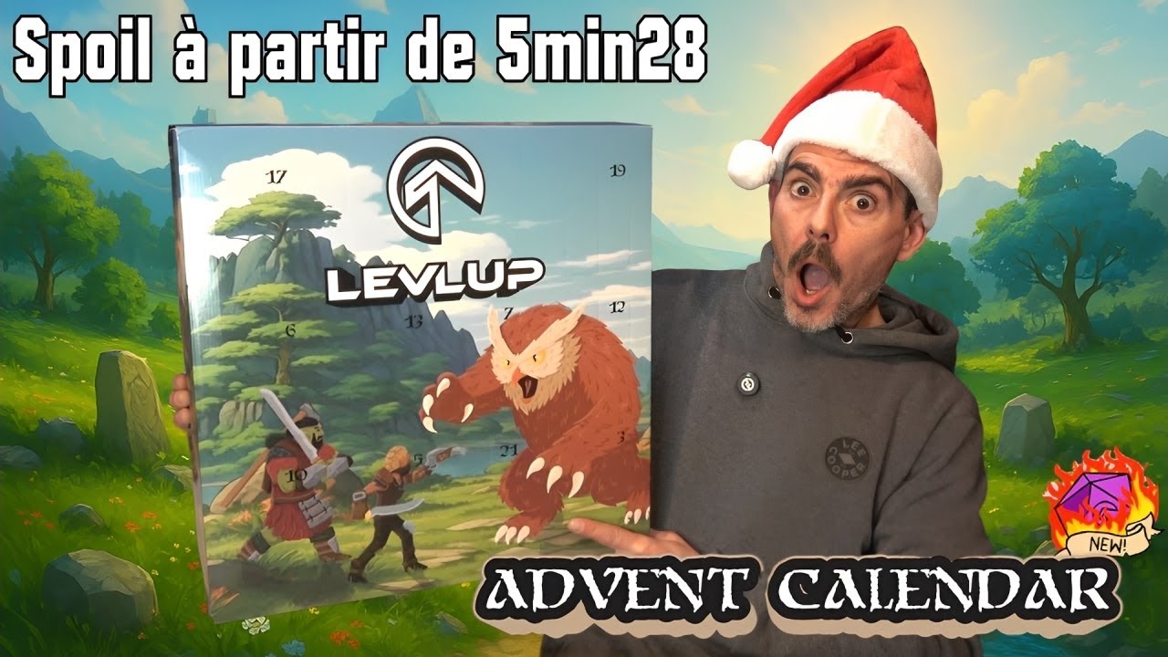 Le calendrier de l’Avent LevlUp est disponible ! 🎄 (Spoil goodies à partir de 