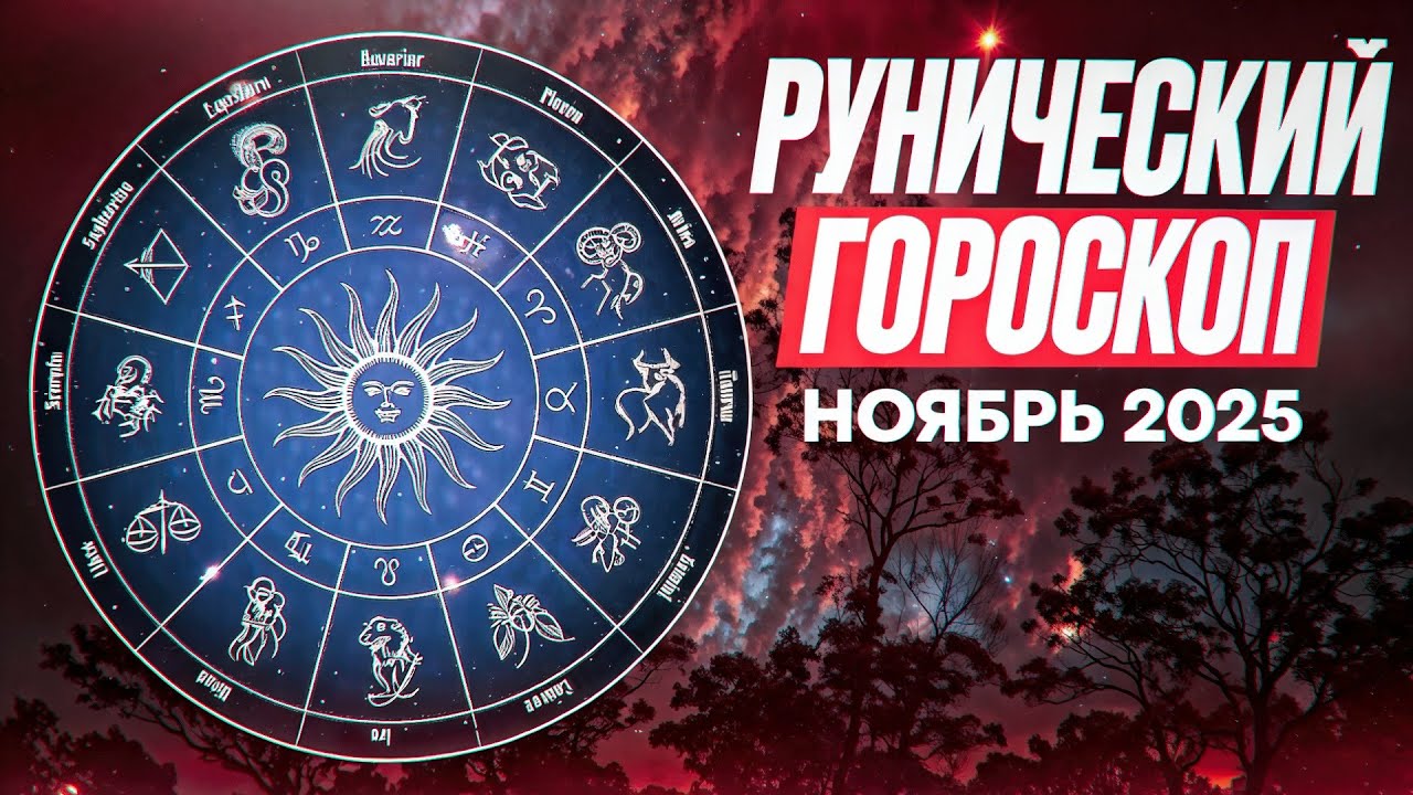 Рунический гороскоп на ноябрь 2025 года для всех знаков зодиака. Астрология и руны. Юрий Исламов