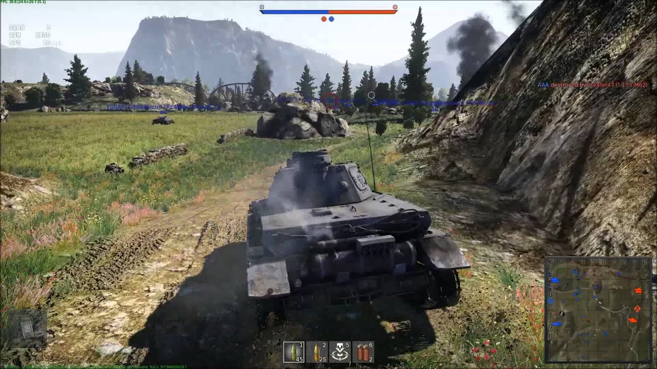 War Thunder: Plane Shot Down By Tank