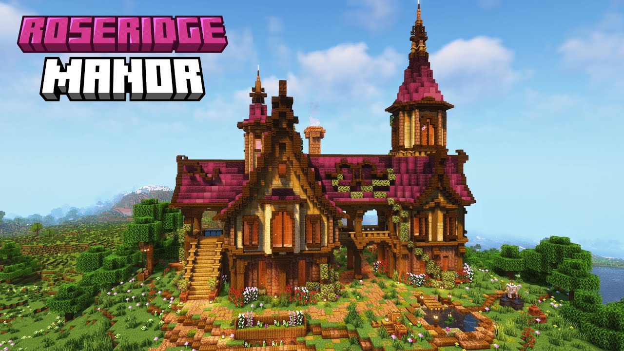 🌺 Roseridge Manor - Fantasy House Tour & Download