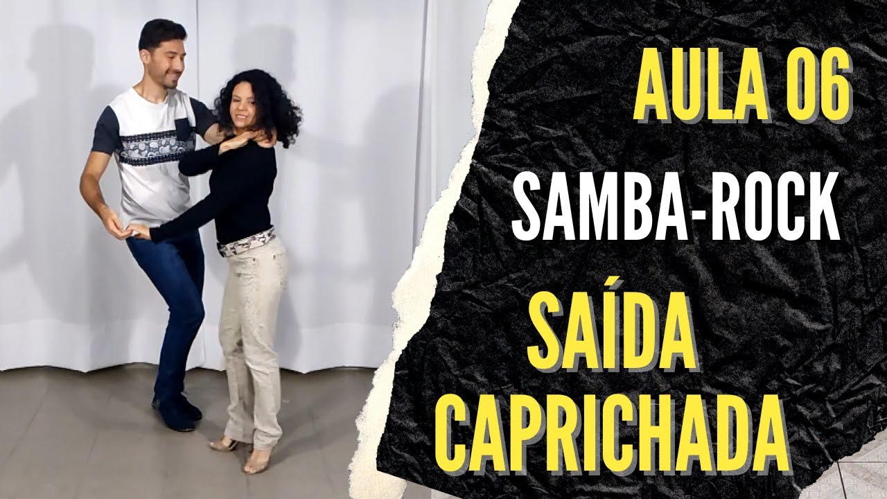 Como Dançar Samba Rock - Aula 06 - Enlace da Dama com Saída Invertida do Cavalheiro - Iniciante