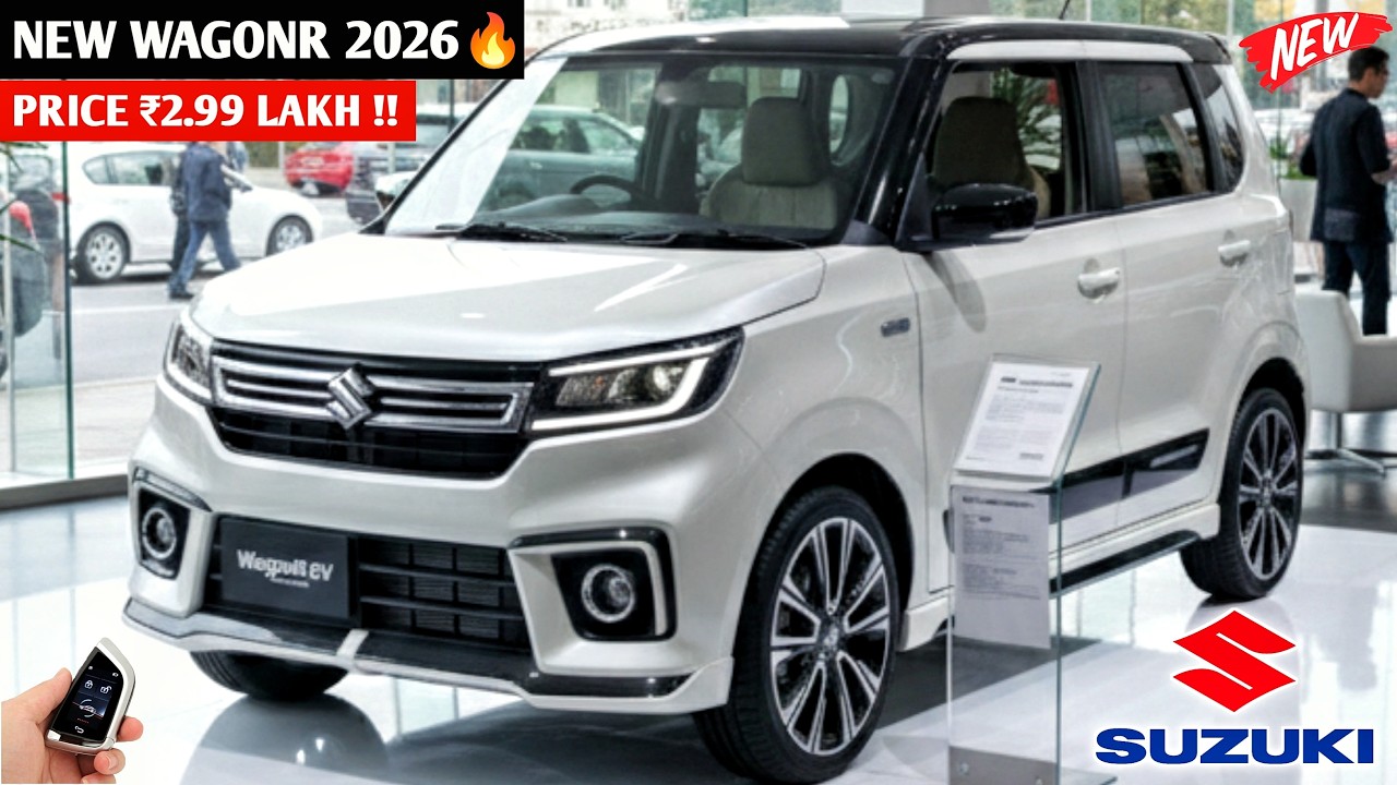 New WagonR 2026 धमाकेदार Entry😍|| ₹2.99 Lakh Price से शुरू MarutiSuzuki WagonR New Look & Features 😍