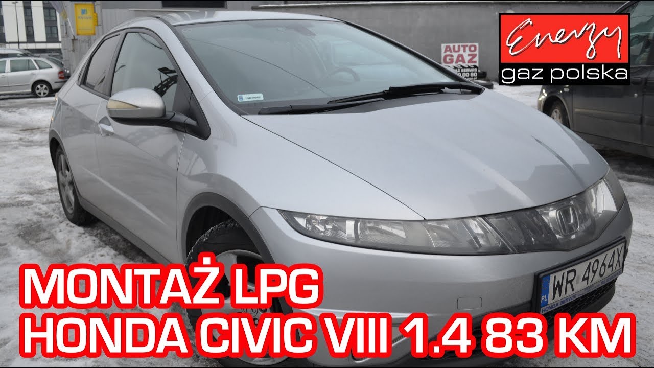Montaż LPG Honda Civic 1.4 83KM 2006r w Energy Gaz Polska na auto gaz BRC SQ 32 OBD