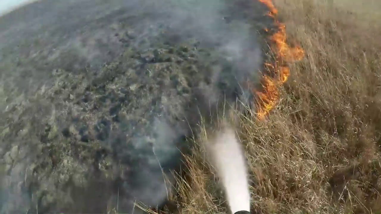 Grass Fire - Firefighter Helmet Cam
