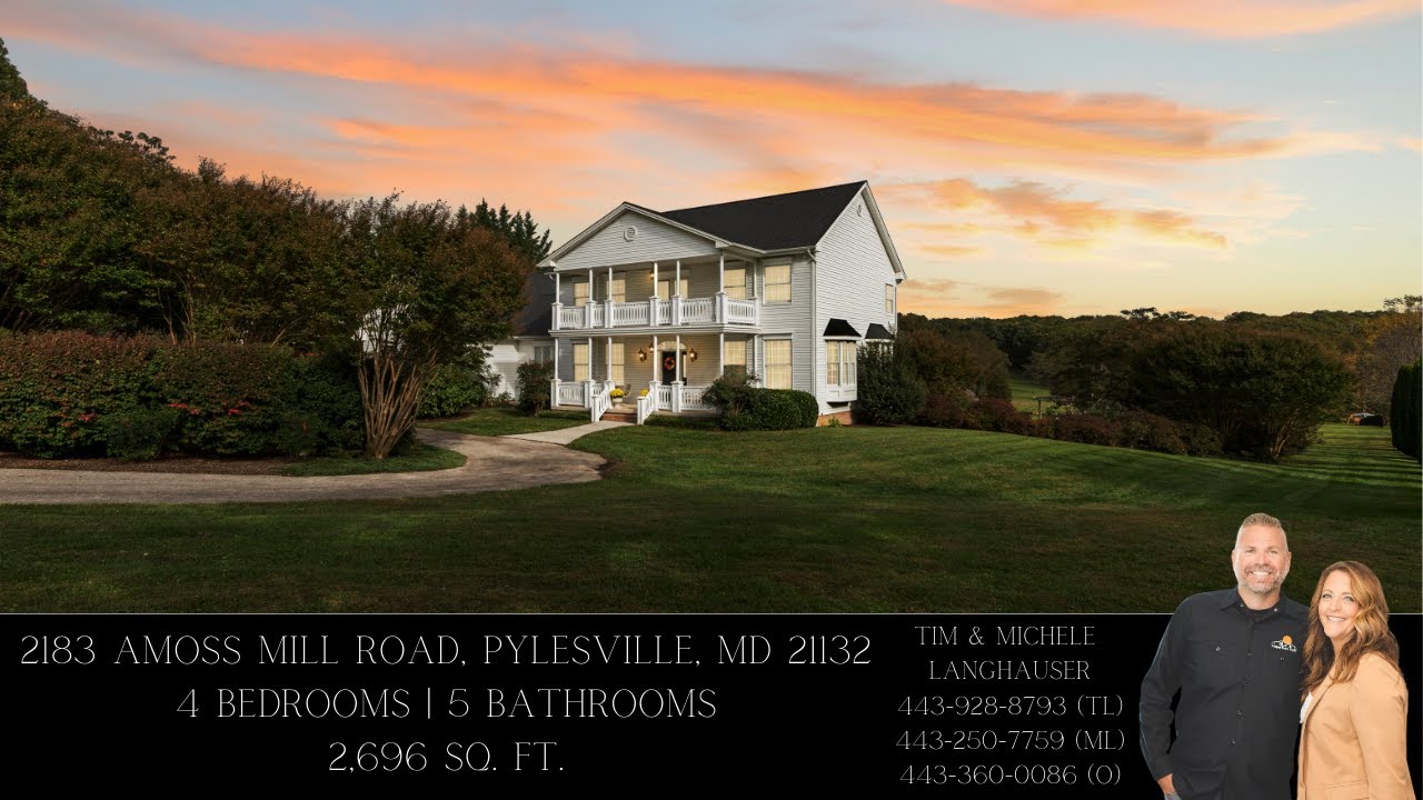 2183 Amoss Mills Road, Pylesville, MD - Listed by Tim & Michele Langhauser of Compass Home Group