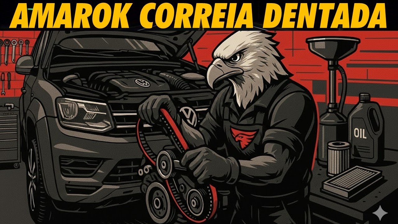 EP. 1440// VW Amarok Tampa do Tanque não Abre! Troca Óleo Original Motor e Troca Correia Dentada