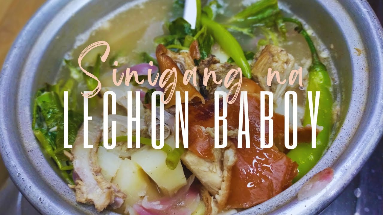 SINIGANG NA LECHON BABOY