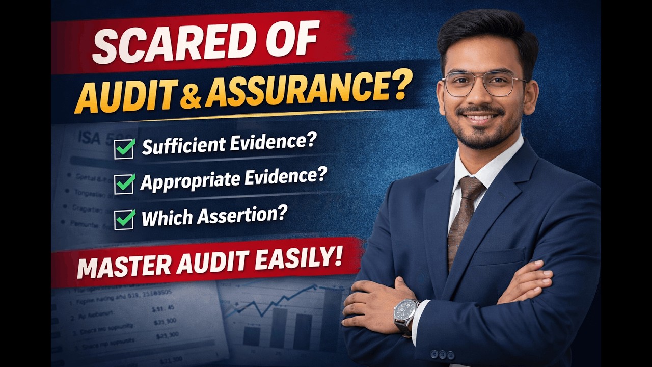 ACCA Audit & Assurance Made Easy | ISA 500 Audit Evidence Explained with Assertions & Procedures