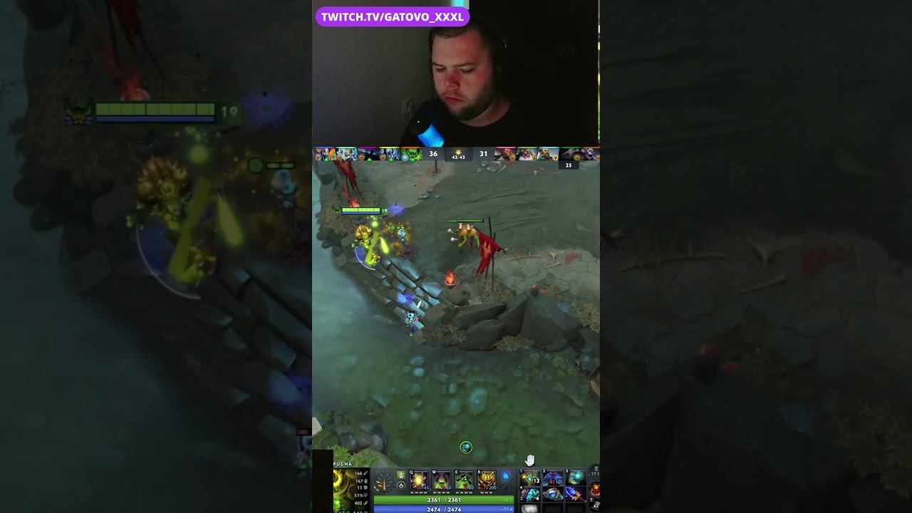 ПОЩЕЧИНА ОТ КУНКИ #dota2 #дота2 #dota2shorts #dota2stream