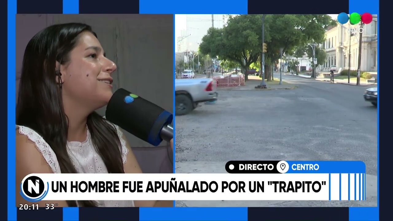 El testimonio del hombre que fue apuñalado el domingo po un trapito