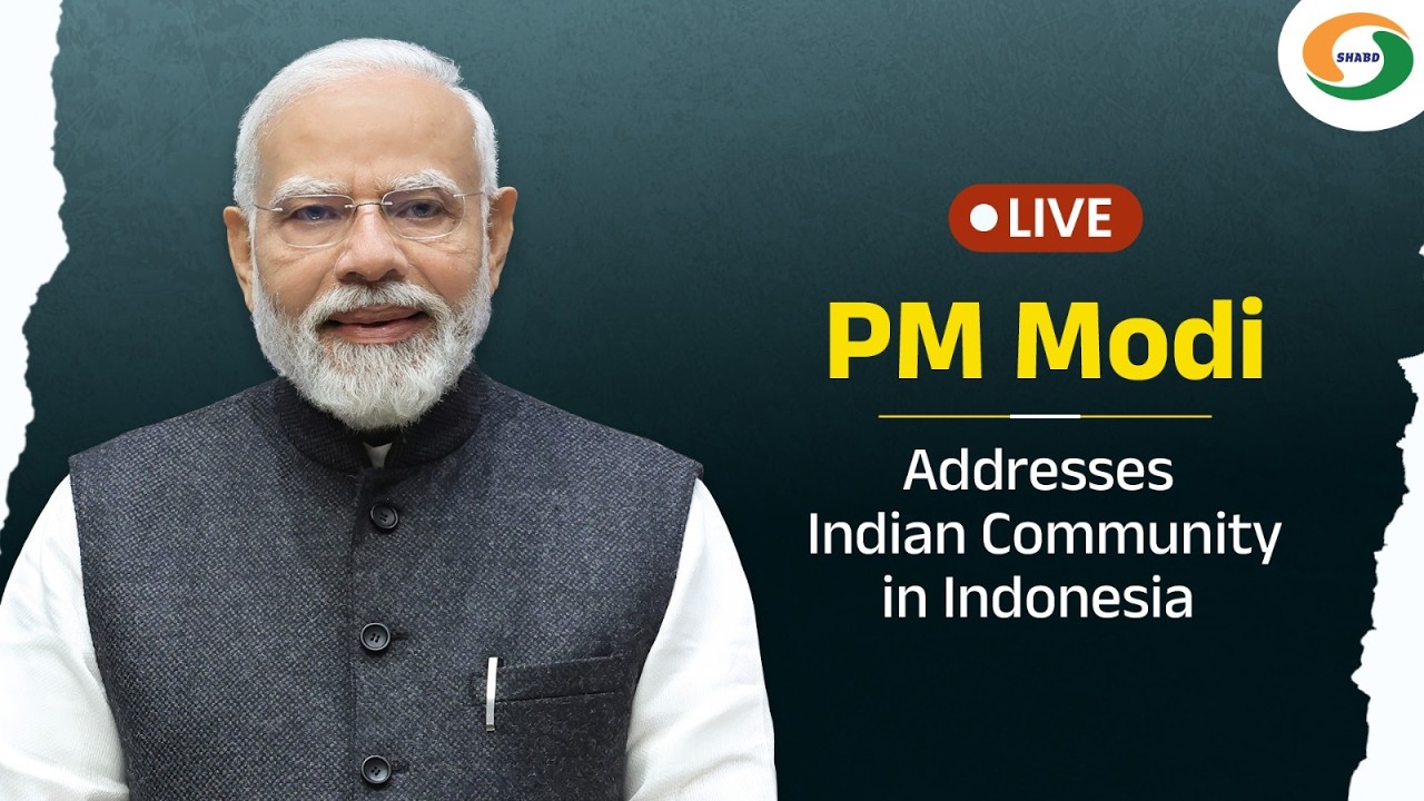 LIVE | PM Modi Addresses Indian Community in Indonesia