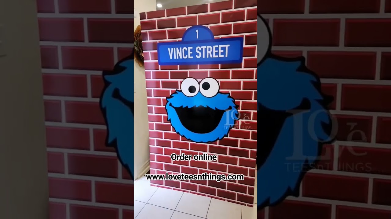 Custom Form Board #decor #foamboard #printshop #printing #cookiemonster
