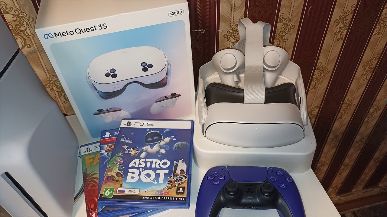 РАСПАКОВКА Meta Oculus Quest 3S 128 ГБ VR