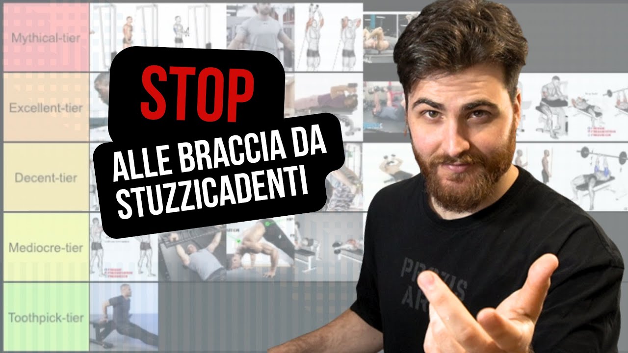 Risolvi le Braccia da Stuzzicadenti! TRICIPITI #tierlist