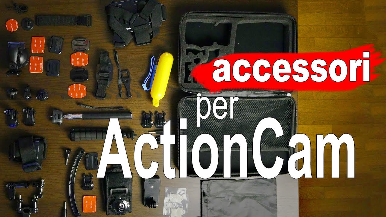 Migliori Accessori GoPro non originali per Hero 4/5/6, Yi 4k/4k+ e Action Cam simili