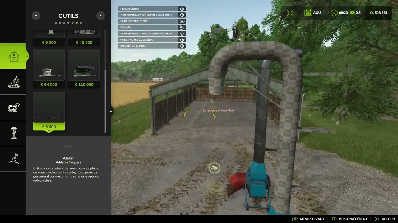 FS25 : Addable Triggers