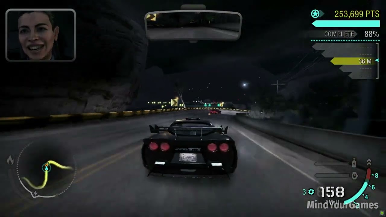 NFS Carbon Redux 2022 - All Canyon Boss Races (1080p60FPS)