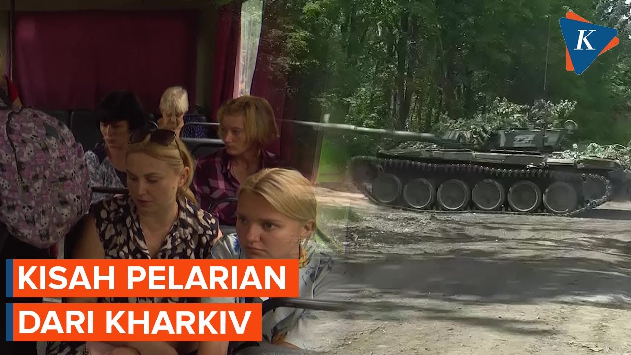 Momen Relawan Membantu Warga yang Melarikan Diri dari Pertempuran Kharkiv