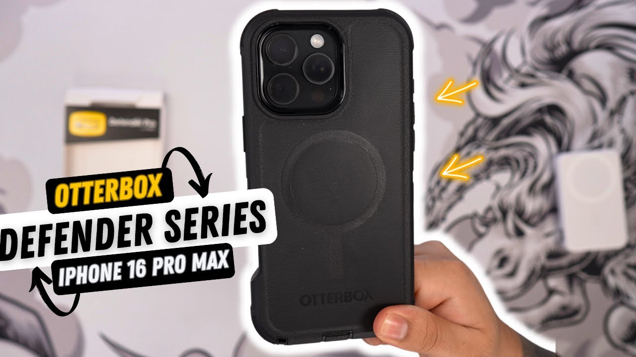 Чехол OtterBox Defender Series Pro для iPhone 16 Pro Max, черный