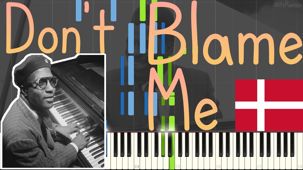 Thelonious Monk - Don't Blame Me 1966 (Jazz Piano Synthesia) by @MidiTools