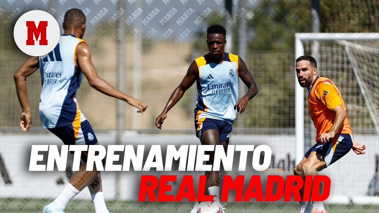 EN DIRECTO I Entrenamiento del Real Madrid previo al duelo ante el Celta de Vigo I MARCA