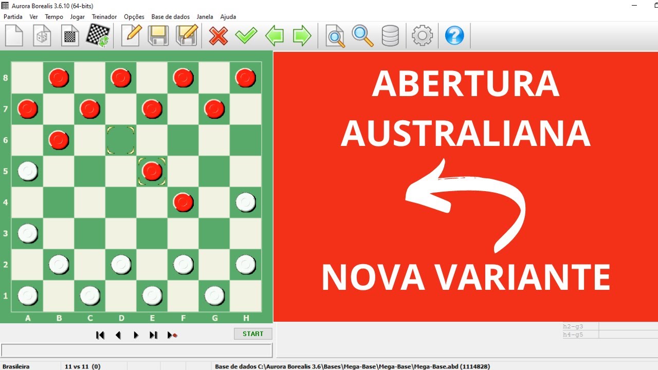 Dominando a Abertura Australiana - Guia Completo para Iniciantes e Intermediários (Jogo de Damas)