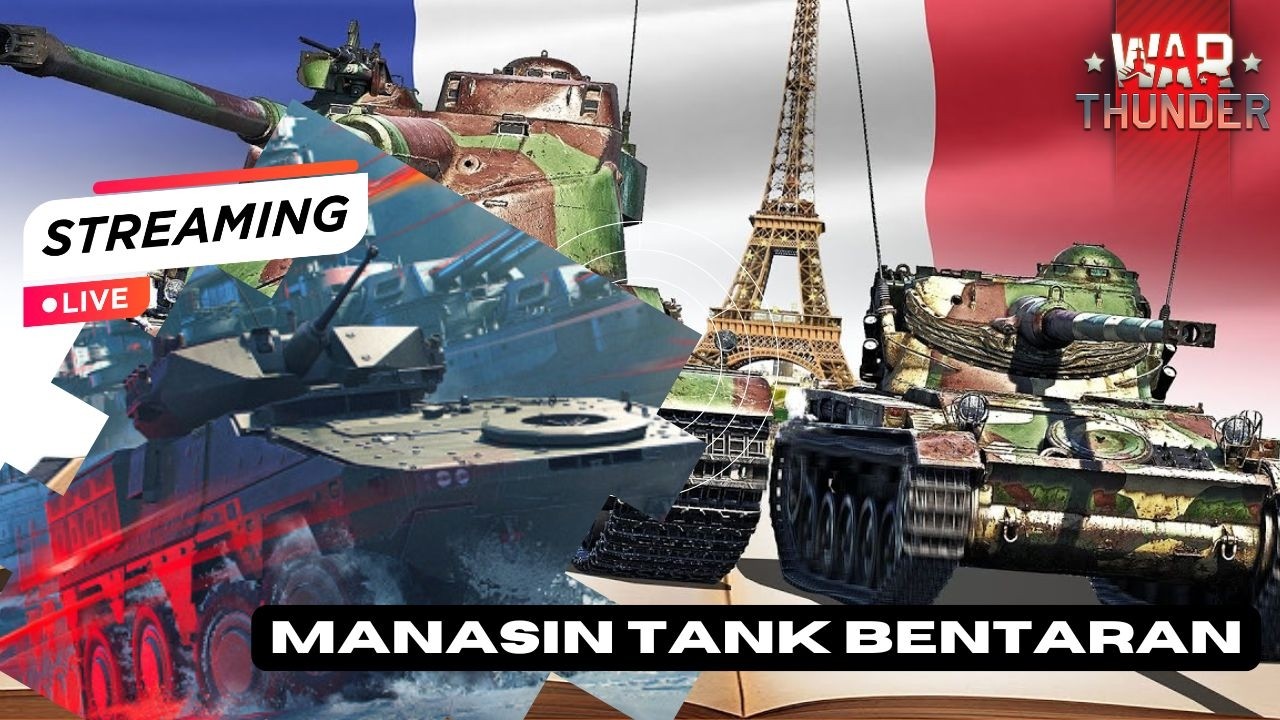 Bosan Melaut, Pria ini nekat ngetank | War Thunder #live