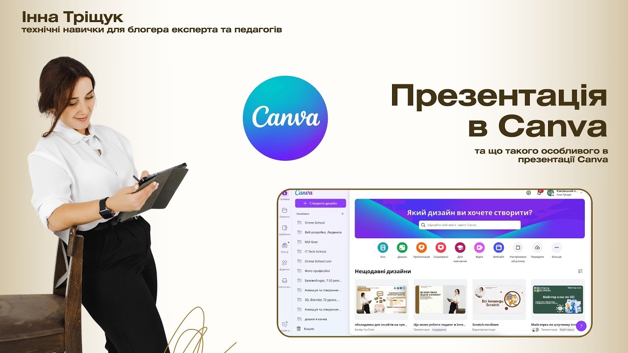 Особливості презентації в Canva #teacher #canva