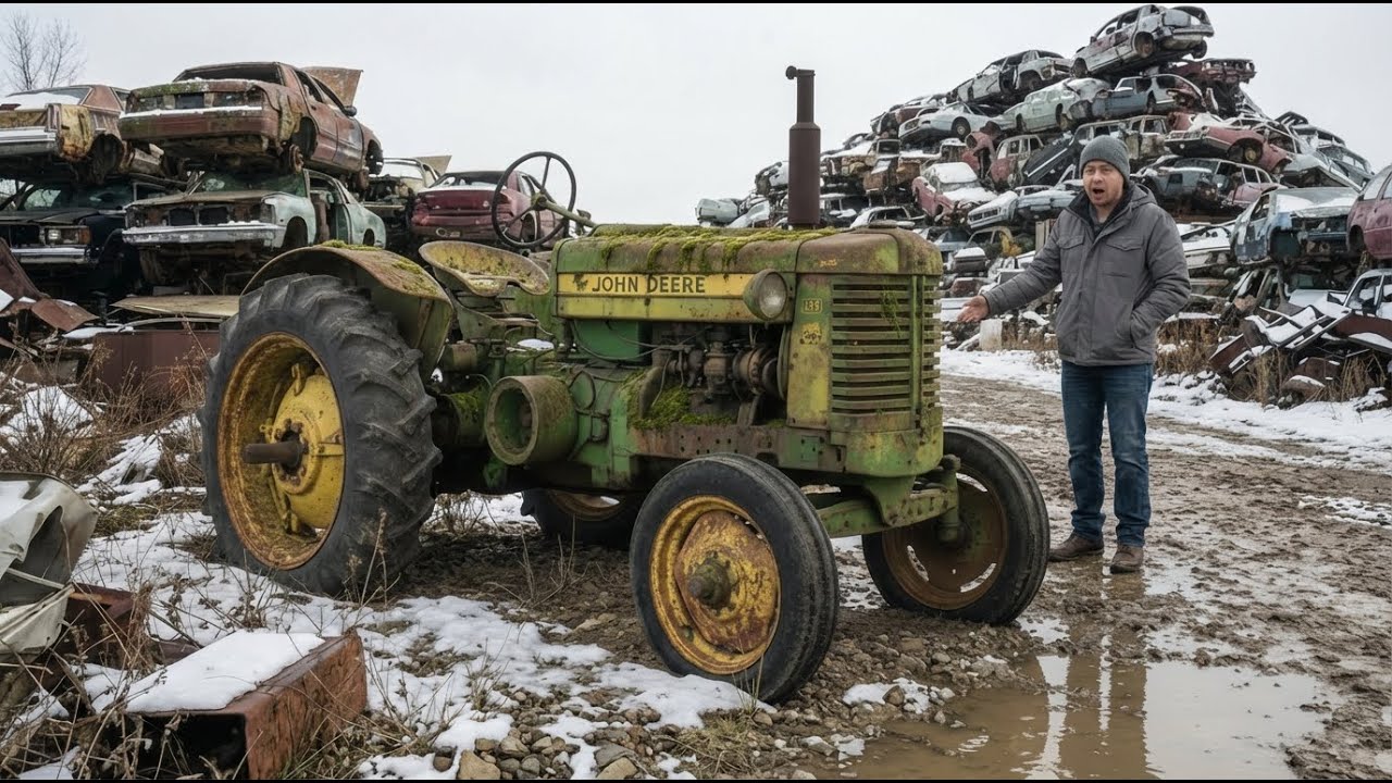Restoring a Rusty 1931 John Deere Model A Tractor | First Start Revival