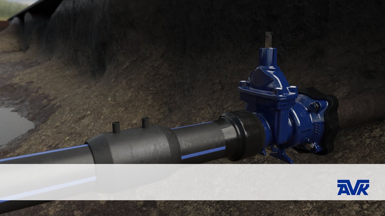 Gate valves with PE ends | Get a fully integrated PE pipe system | AVK