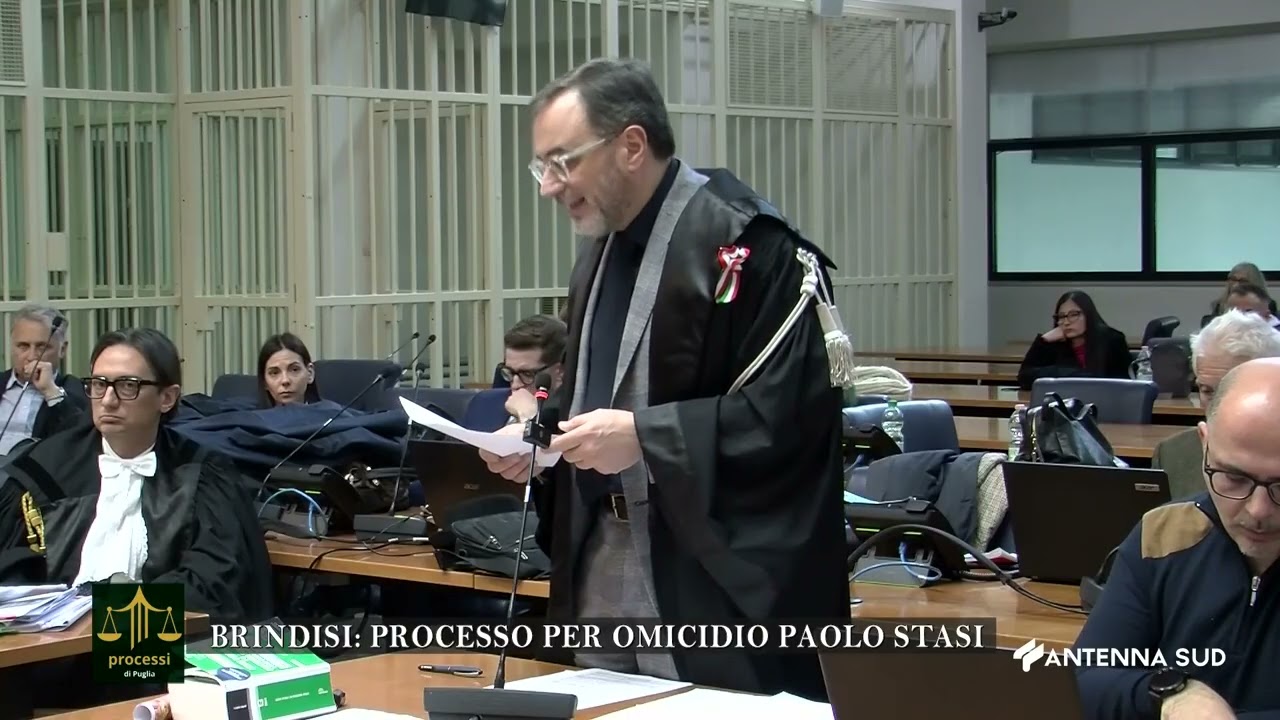 PROCESSI DI PUGLIA DEL 10 GIUGNO 2025  -  PROCESSO PER OMICIDIO PAOLO STASI