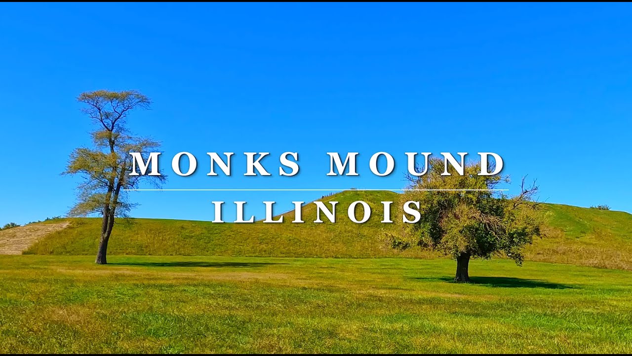 [4K] MONKS MOUND - Collinsville, Illinois - Relaxing scenic 4K Walking Tour with Binaural Audio 🎧
