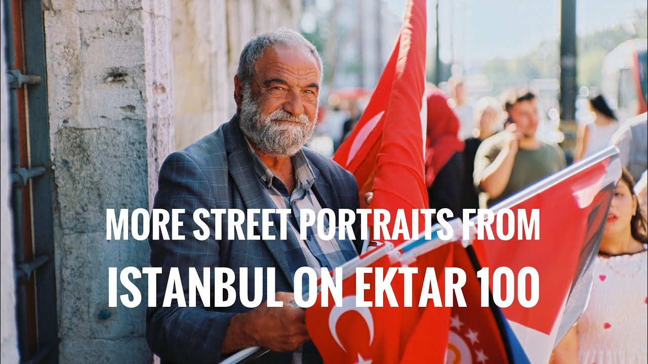 Street portraits in Istanbul shot with my Nikon SP on Ektar 100