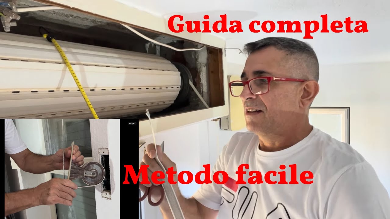 Sostituire la corda della tapparella tutorial come cambiare la cinghia della serranda
