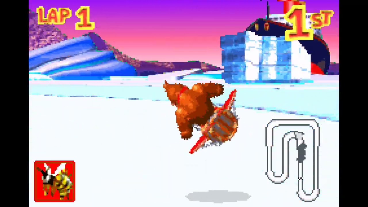 Diddy kong pilot ( proto ) 2003 gba game play 1ère cup @cednationalbrut partie 1