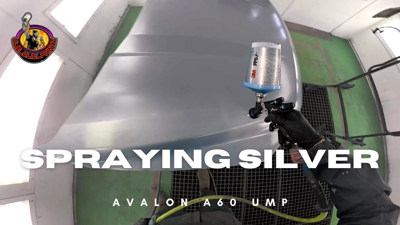 Spraying and blending silver. (Avalon a60 UMP)