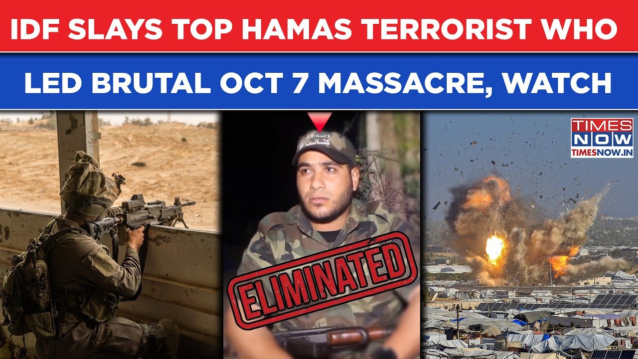 IDF Chases, Kills Top Hamas Terrorist Who Led Brutal Oct 7 Massacre| Israeli Jets Rain Hell In Gaza