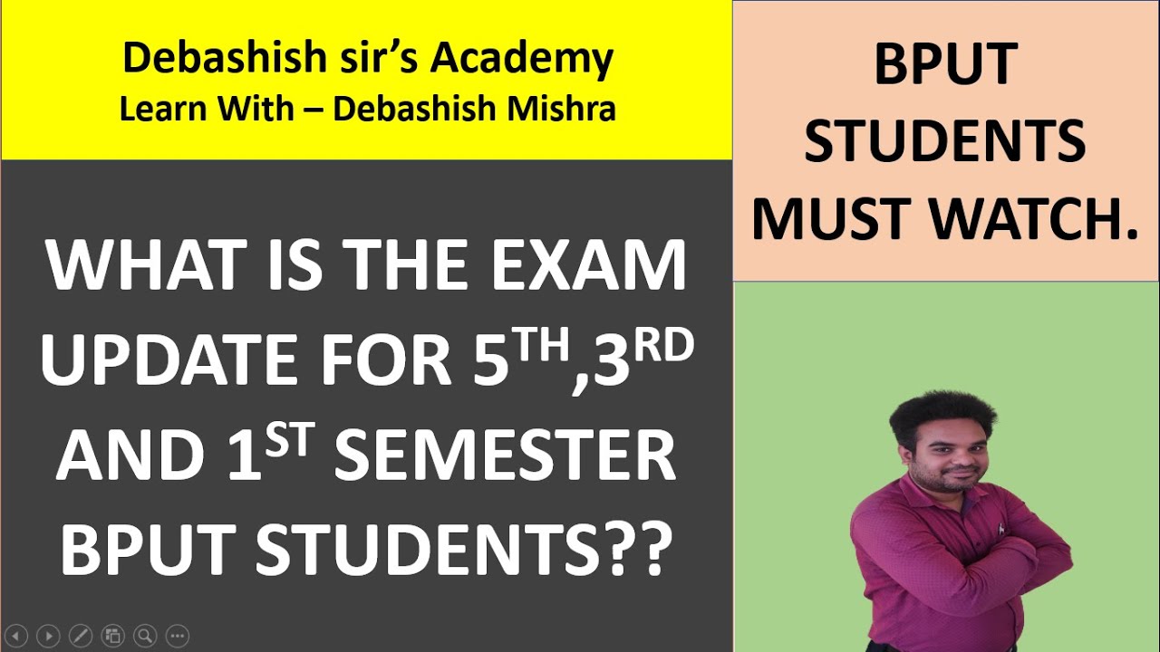 BPUT EXAM UPDATE.