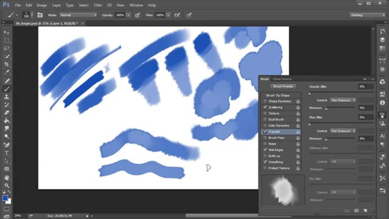 Photoshop Top Tip: Create Your Own Watercolor Brush