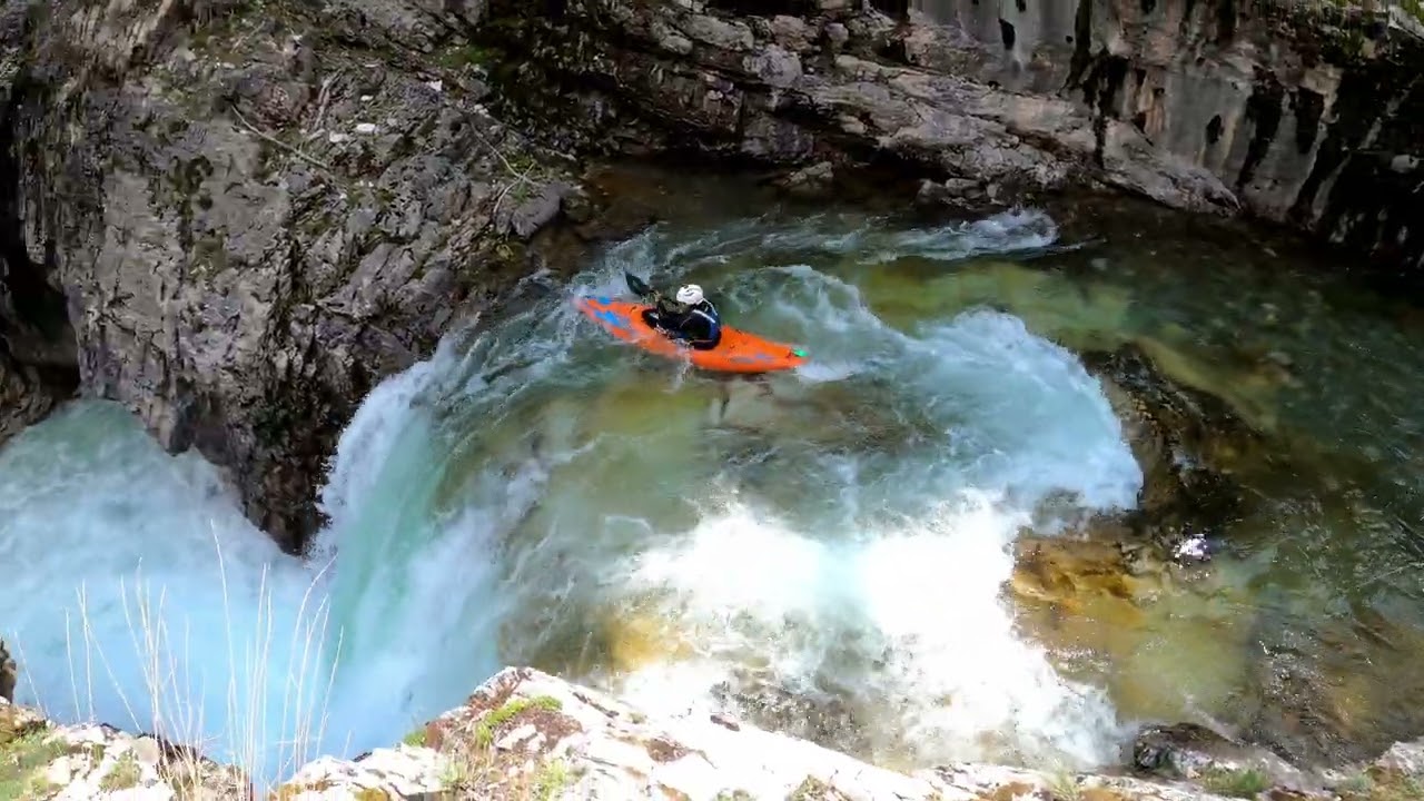 Kayaking Cameron Creek Waterton National Park