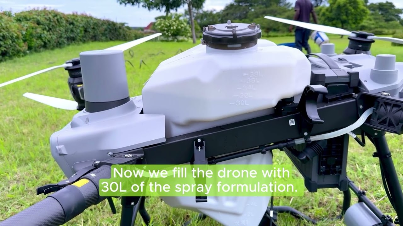 Our First Drone Spraying Demo | Zambia | DJI Agras T50 Testing Porselen Plus for Fall Armyworm