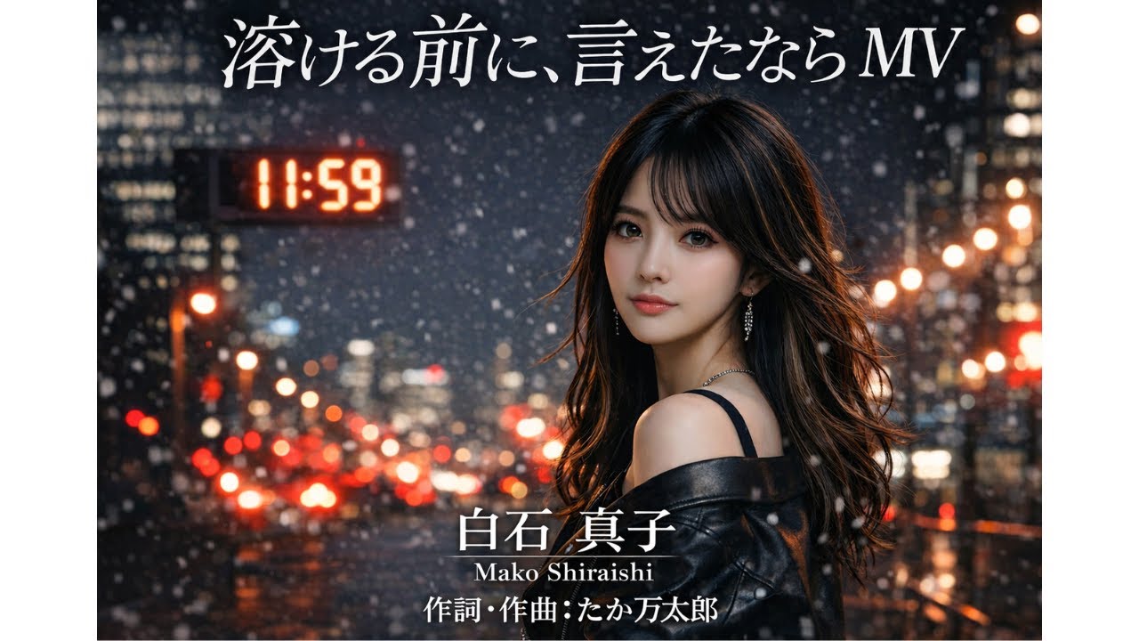 白石三姉妹　「溶ける前に、言えたなら」　MV