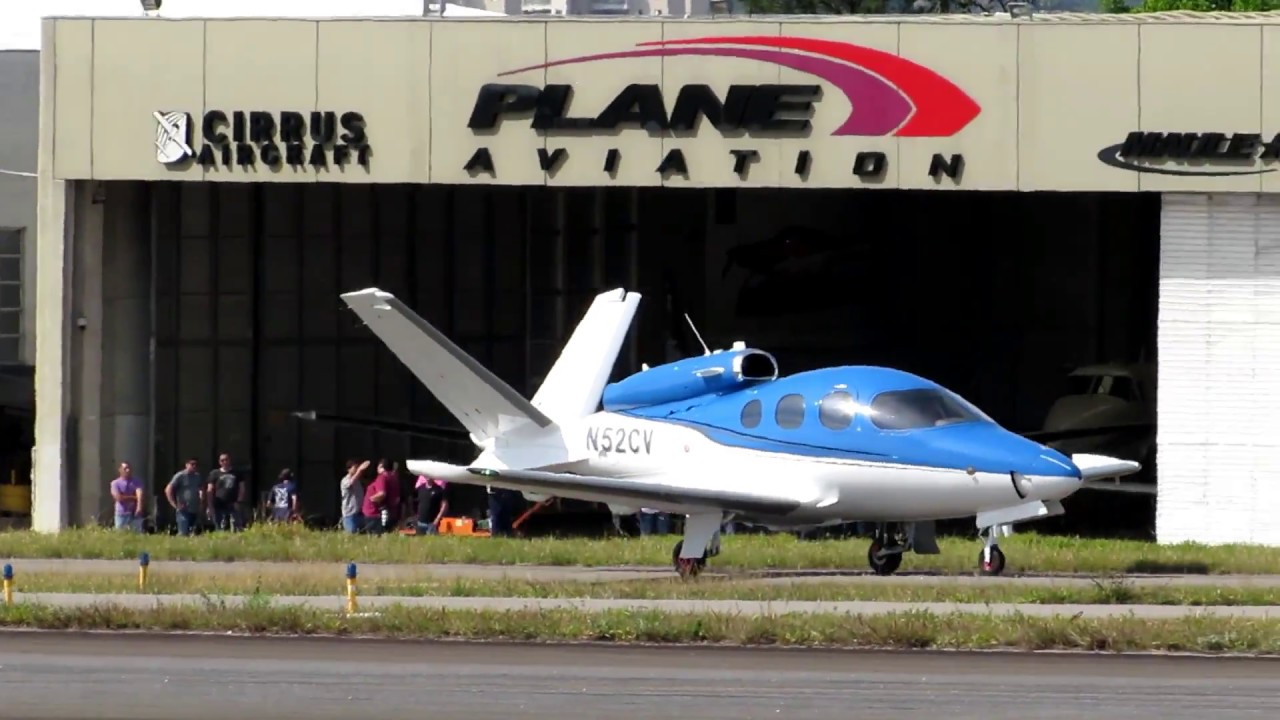 Cirrus Vision Jet SF-50 Decolagem com Bela Razão De Subida Jundiai-sp