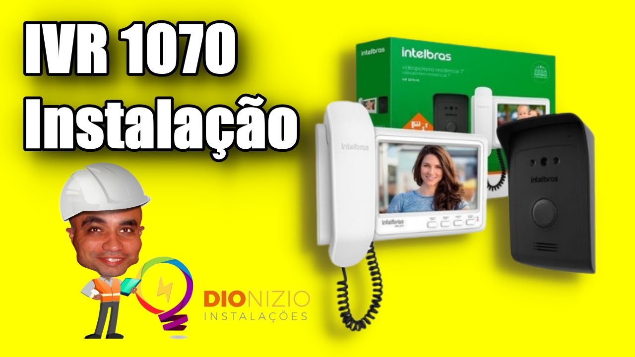#IVR 1070 INTELBRAS INSTALAÇÃO