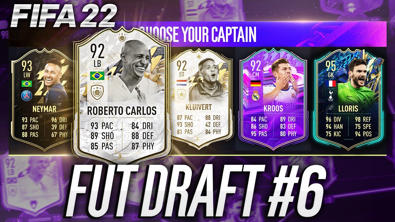 FIFA 22 Fut Draft #6 ROBERTO CARLOS 92 ICON MOMENTS