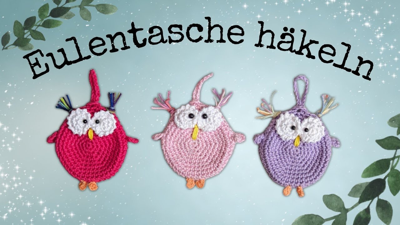 Eulentasche häkeln 🧶 Mitbringsel/Adventskalender