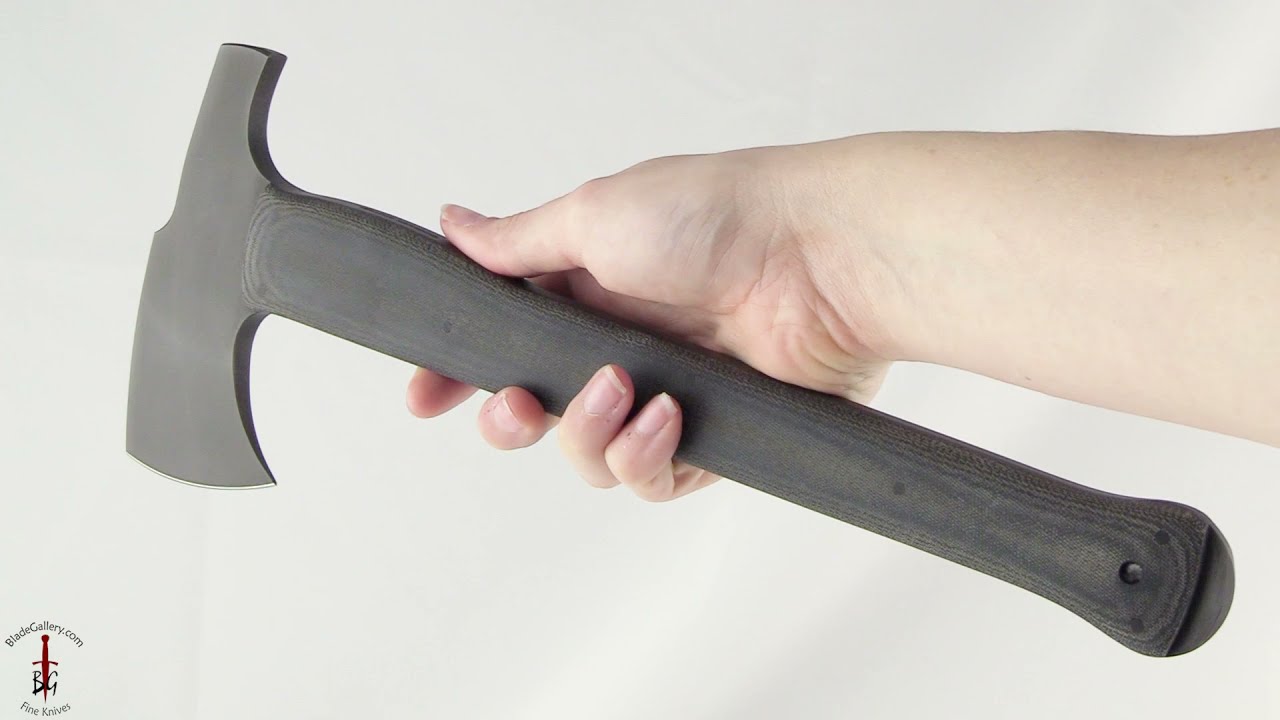 Hammer Combat Axe with Black Micarta