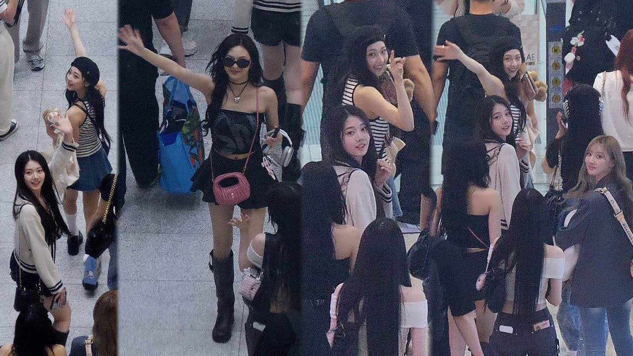 베이비몬스터(BABYMONSTER) 팬 발견한 루카 로라｜Airport Departure 240606