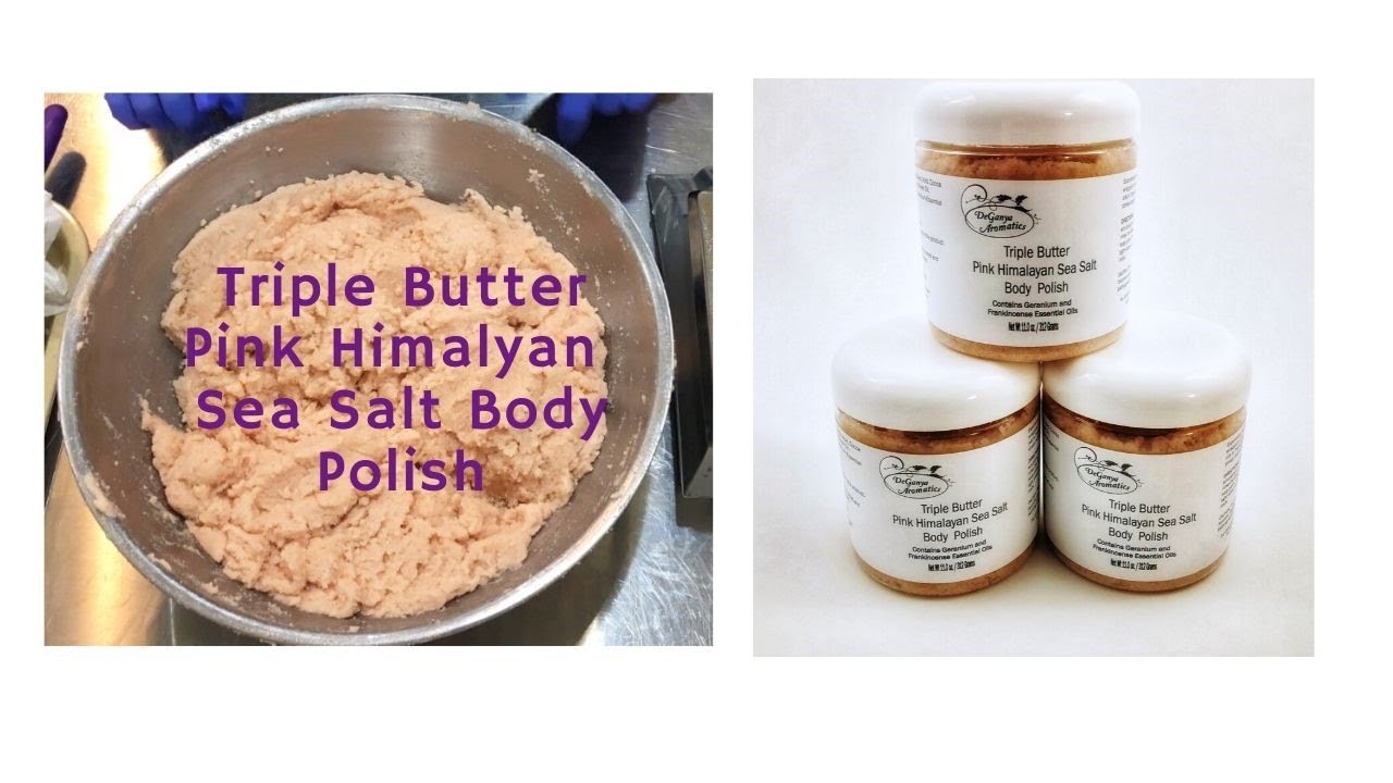 Triple Butter Pink Himalayan Sea Salt Body  Polish